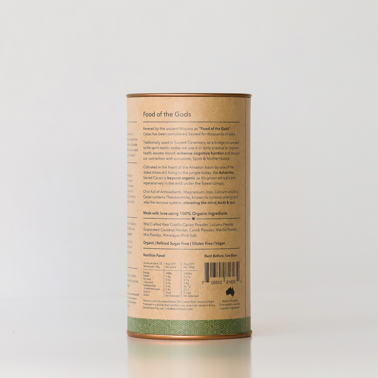 Vitality - Matcha Mint Cacao || Sacred