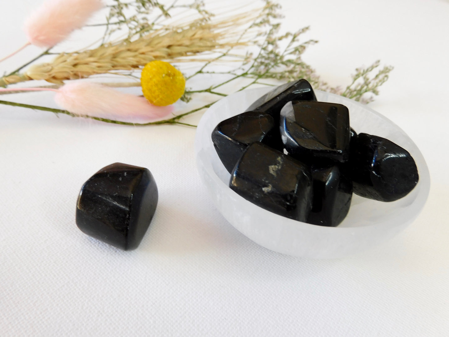Black Tourmaline Tumble || Protection