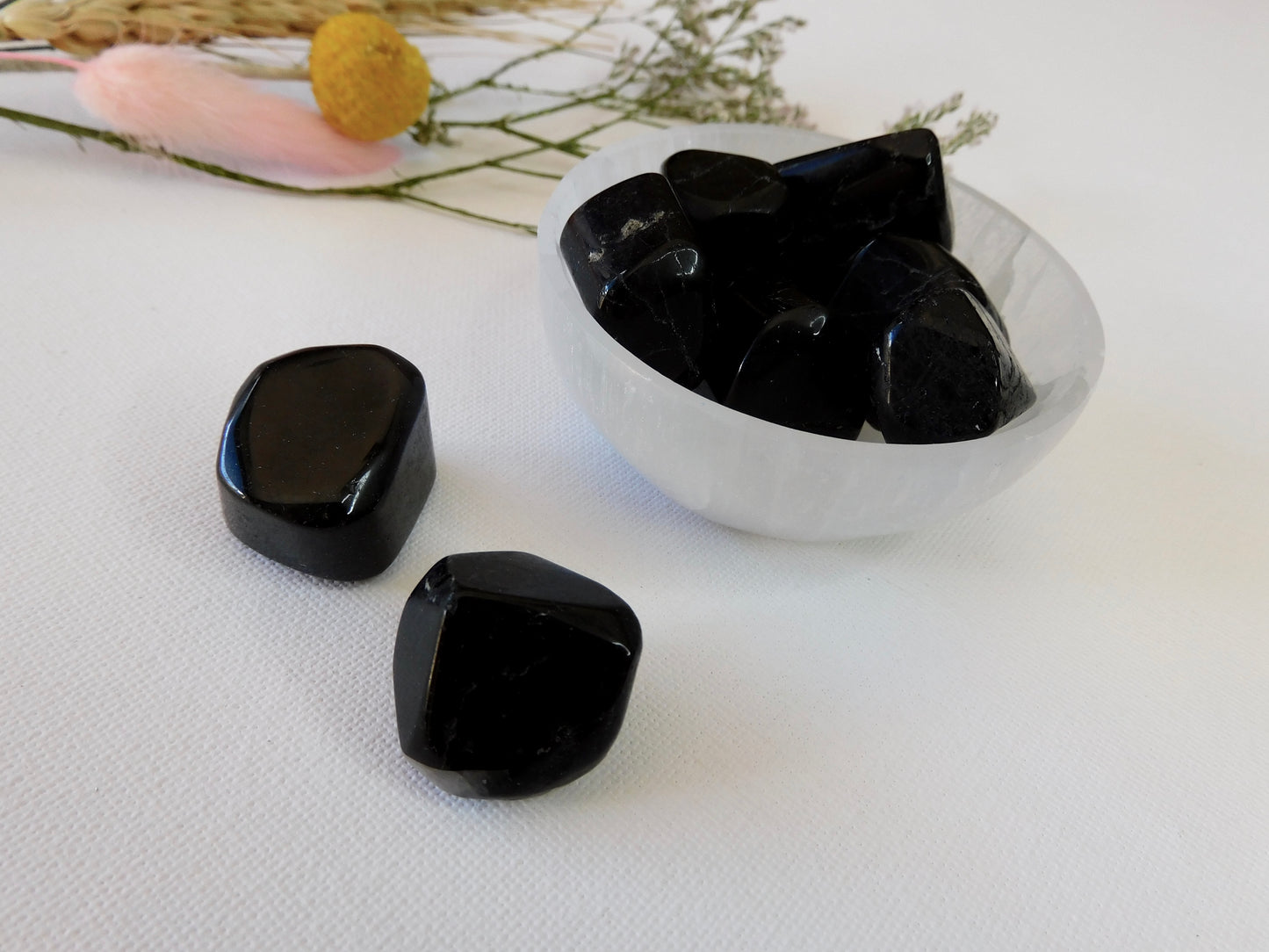 Black Tourmaline Tumble || Protection