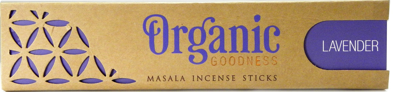 Organic Goodness - Lavender // Organic Masala Incense 15g box