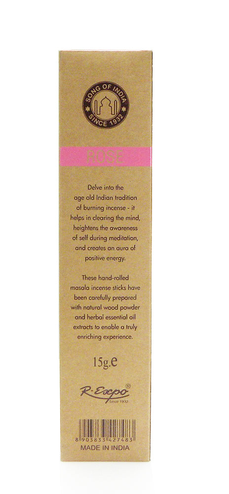 Organic Goodness - Rose // Organic Masala Incense 15g box
