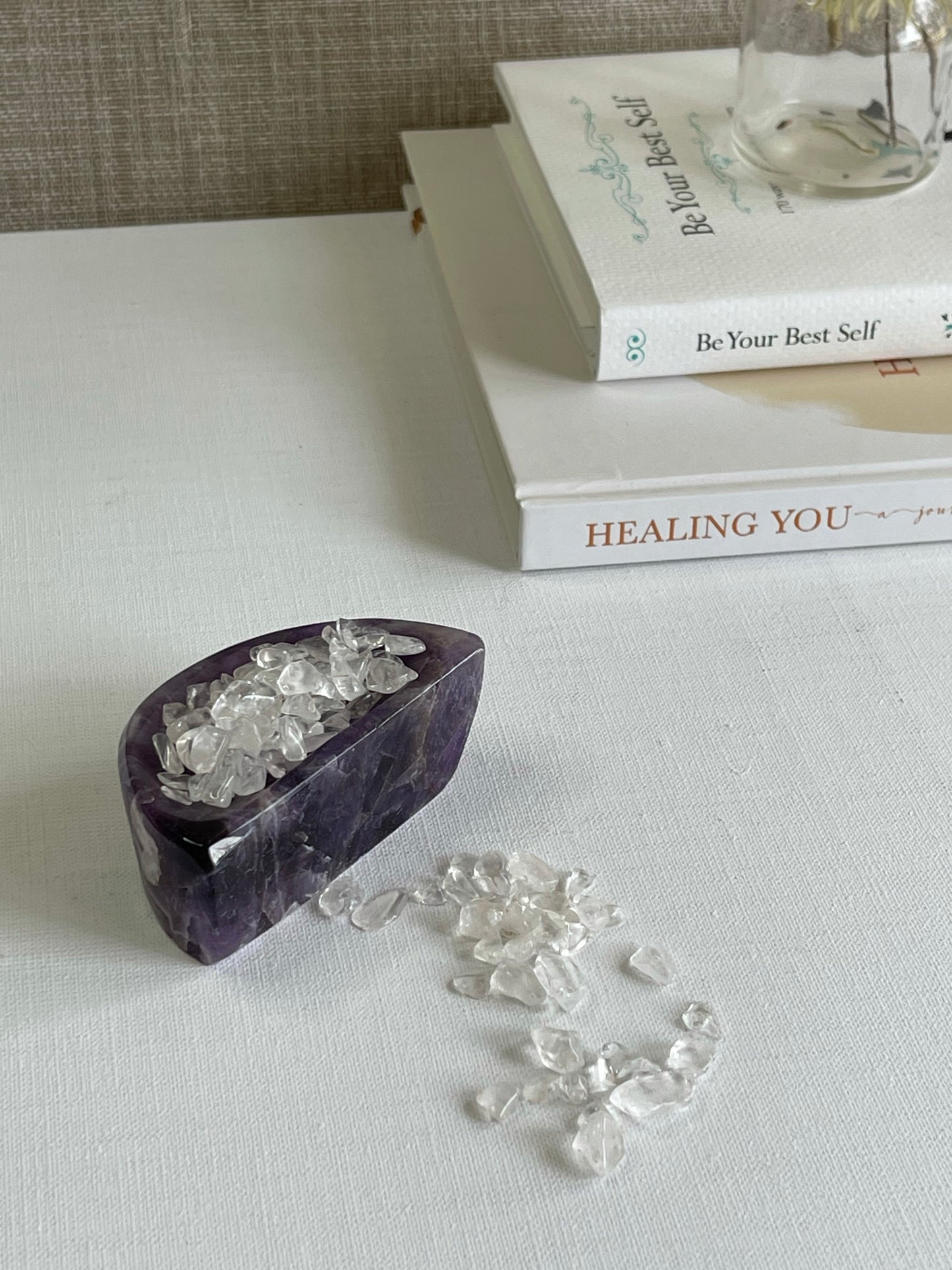 Dream Amethyst Half Moon Bowl || Inspiration