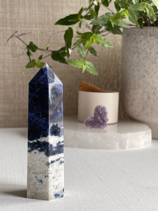 Sodalite Points || Clarity