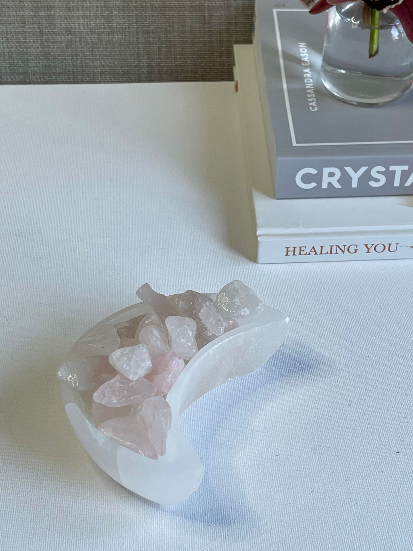 Rose Quartz Rough Large Chips (100g) || Unconditional Love