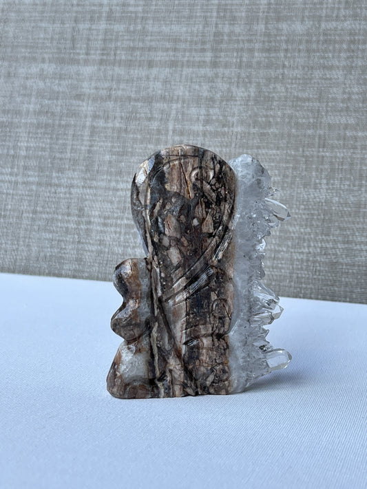 Clear Quartz Cluster Carving || Butterfly 2