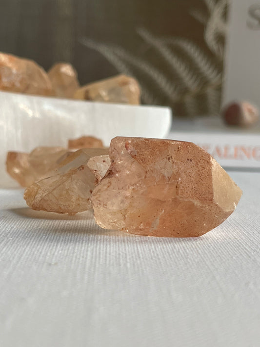 Tangerine Quartz Mini Raw Points || Creativity