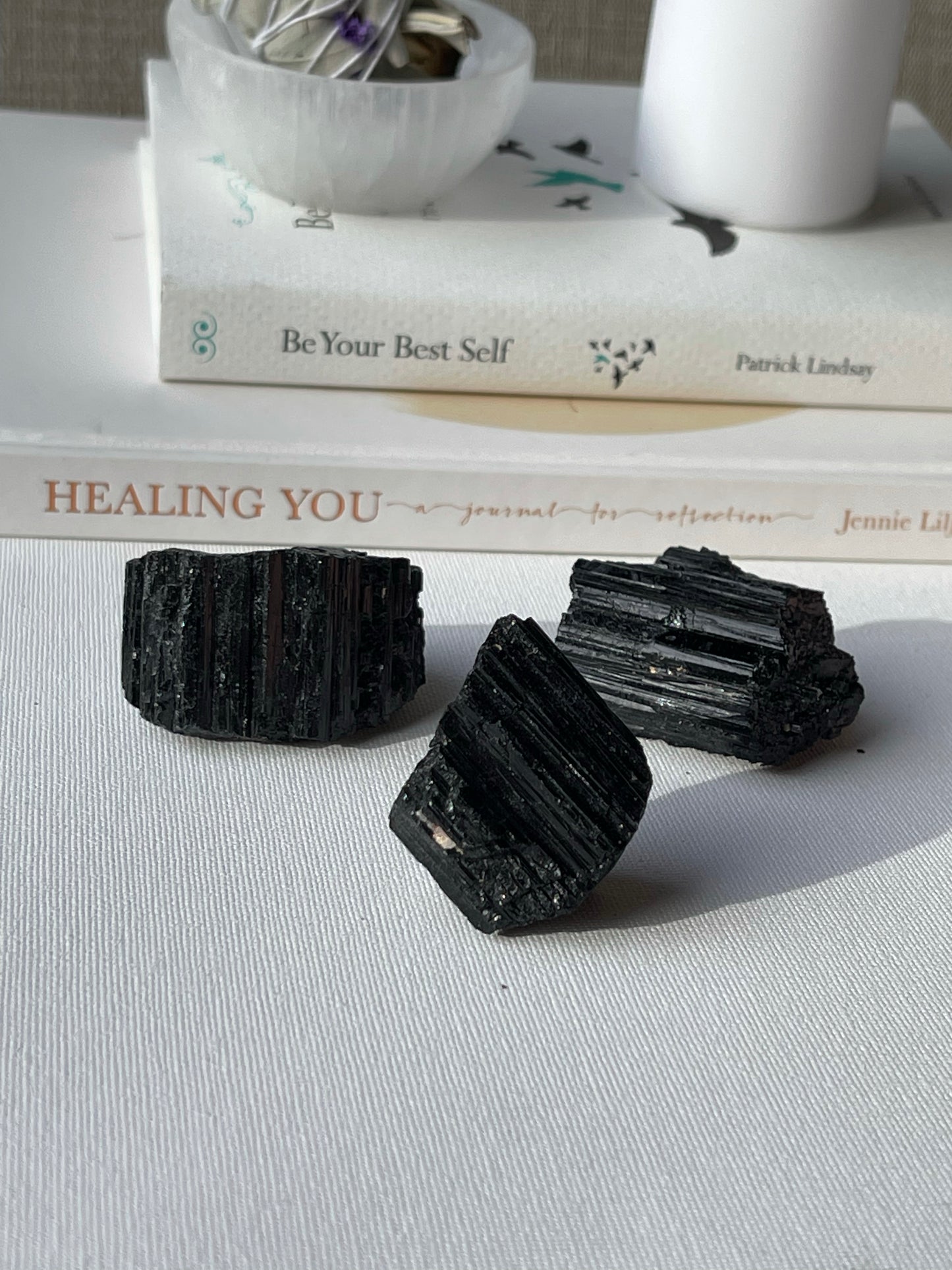 Black Tourmaline Raw || Protection