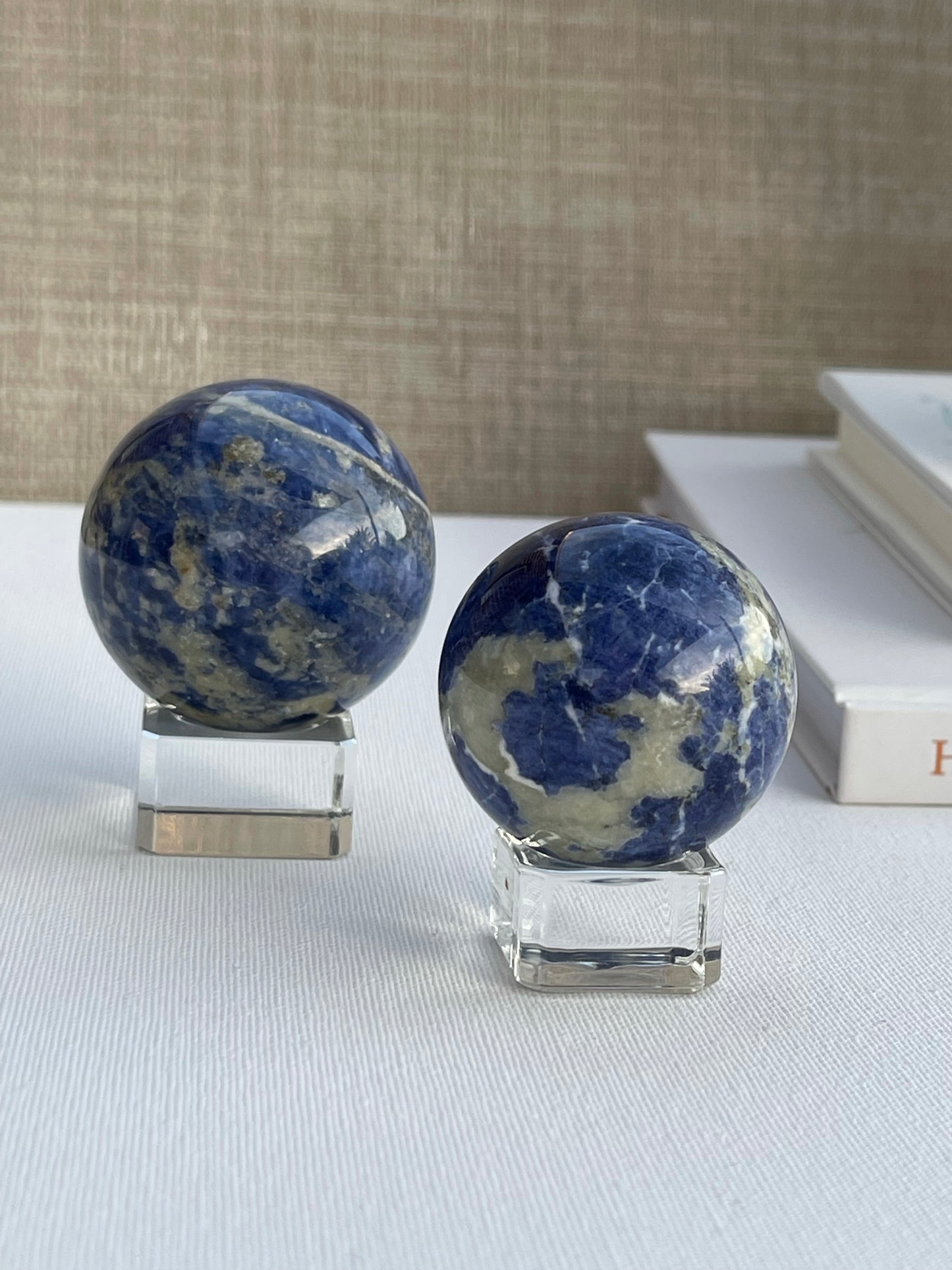 Sodalite Spheres || Clarity