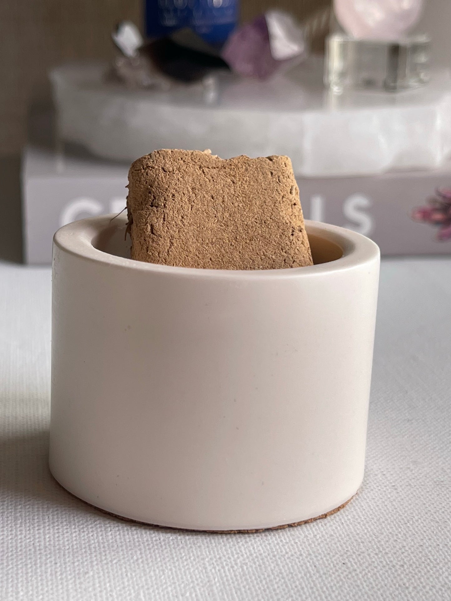 Mini Round Plank Incense Holder || Terrazzeco