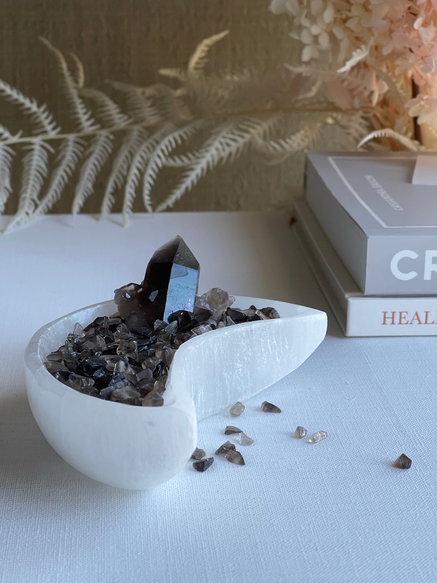 Smoky Quartz Crystal Chips (.100g) || Grounding