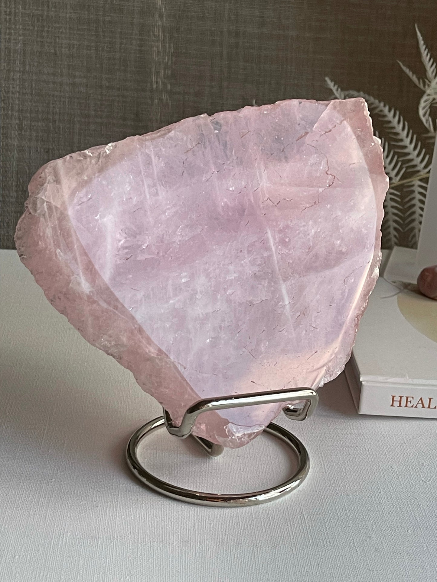 Rose Quartz Slab (0.706g) || Unconditional Love
