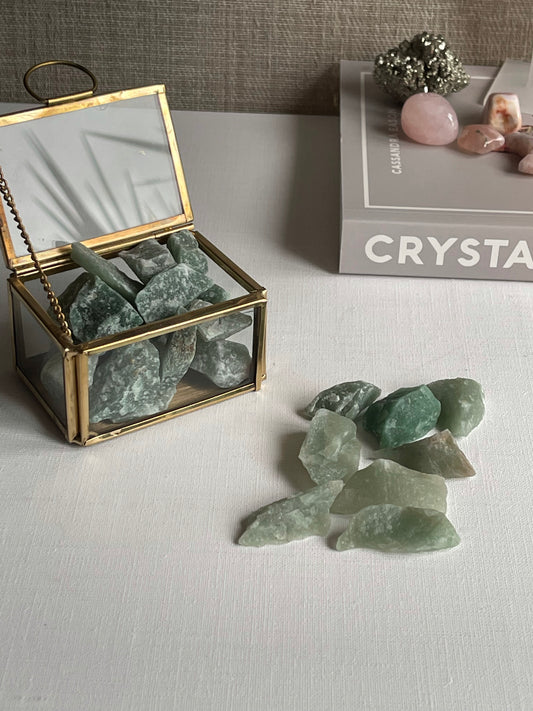 Green Quartz Rough (100g) || Creativity