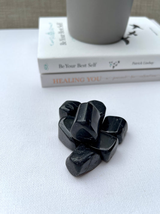 Black Tourmaline Tumble || Protection