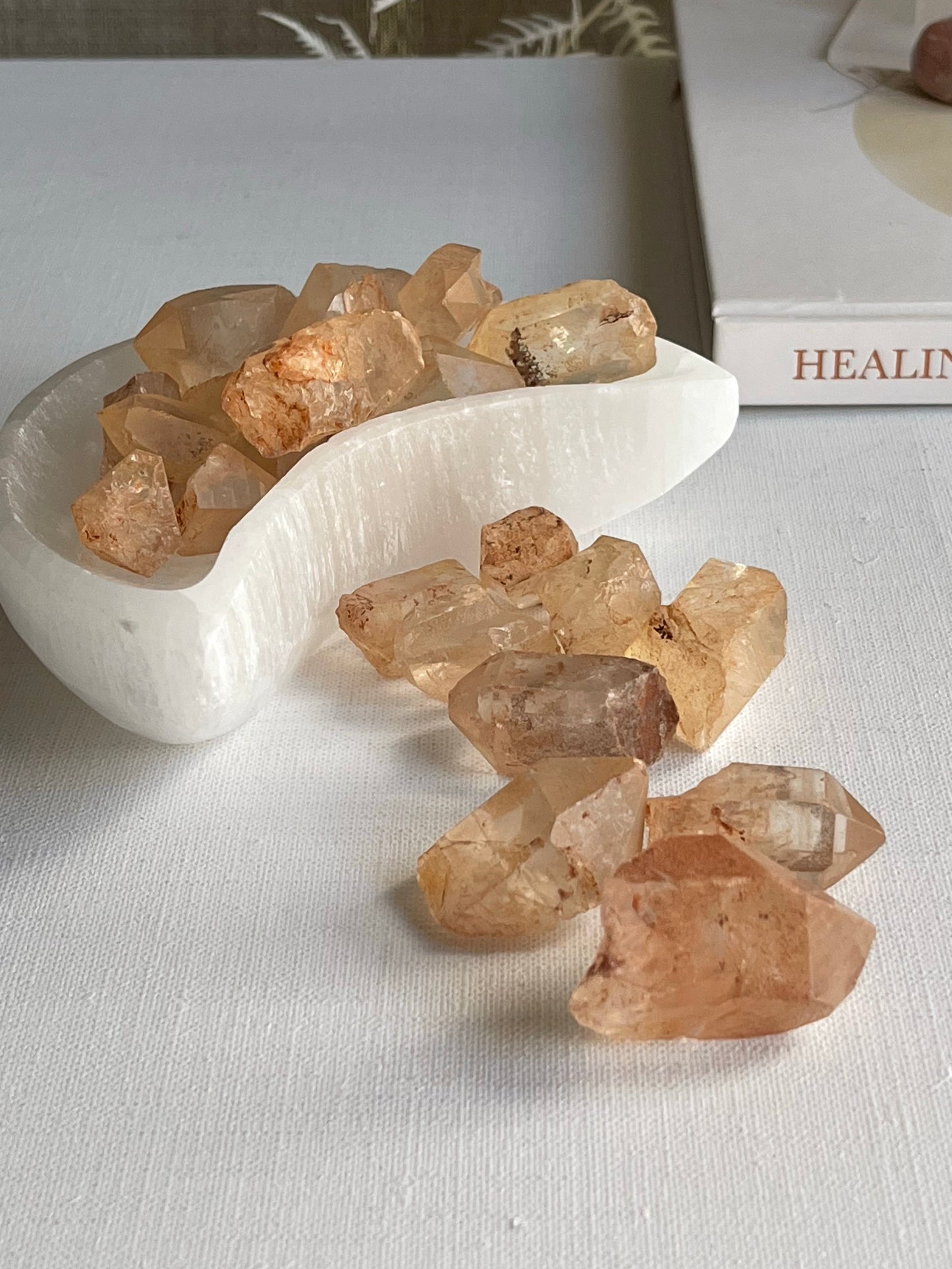Tangerine Quartz Mini Raw Points || Creativity