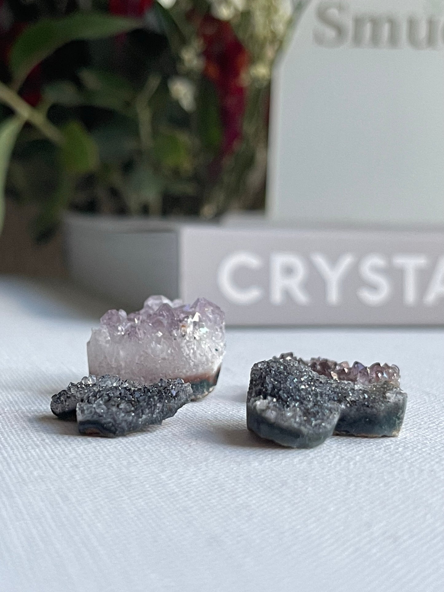 Amethyst Cluster Hearts || Balance