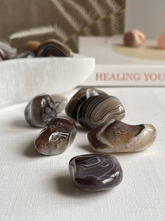 Botswana Agate Tumbles || Protective