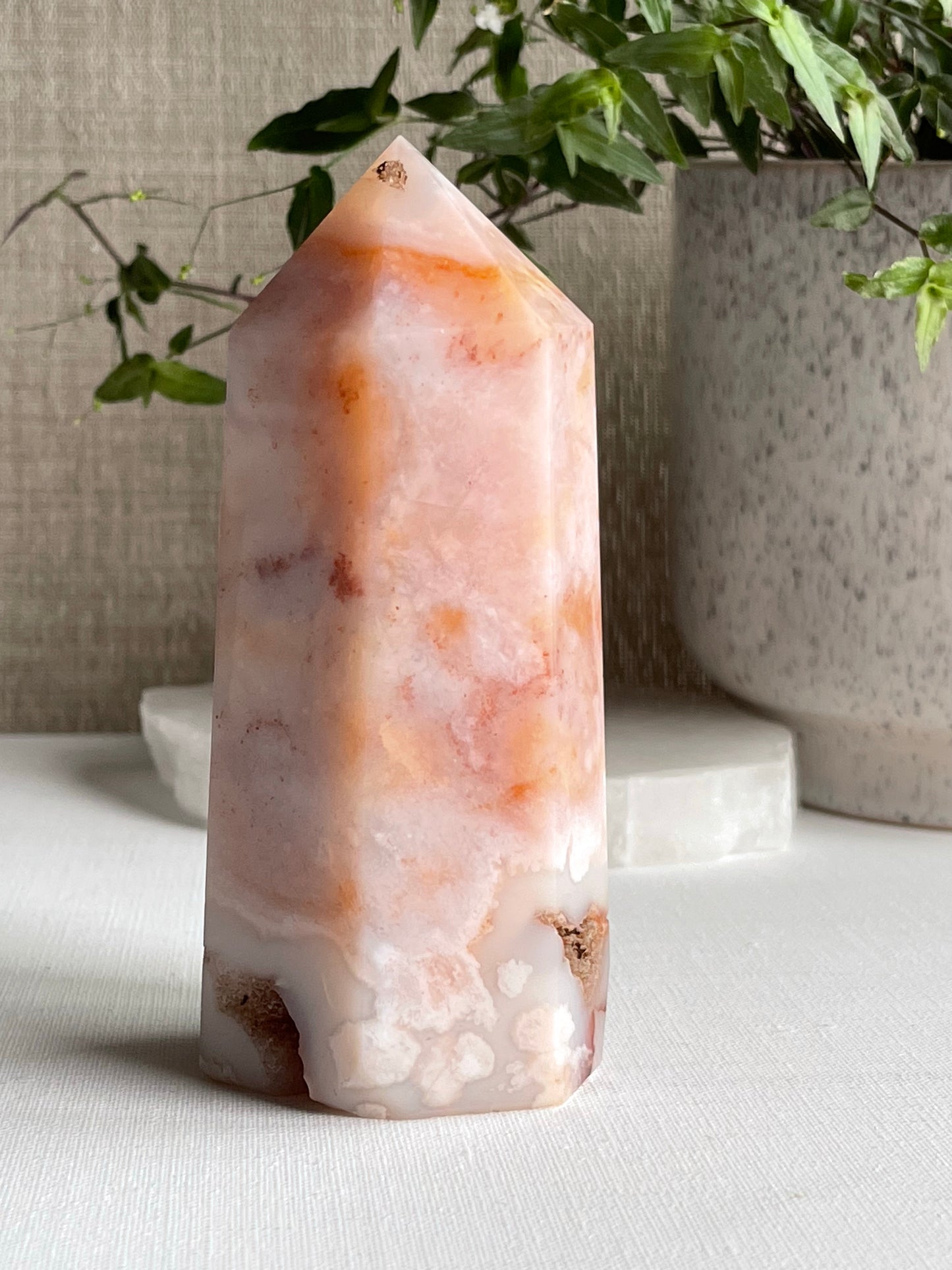 Red Flower Agate Points || Inner Peace