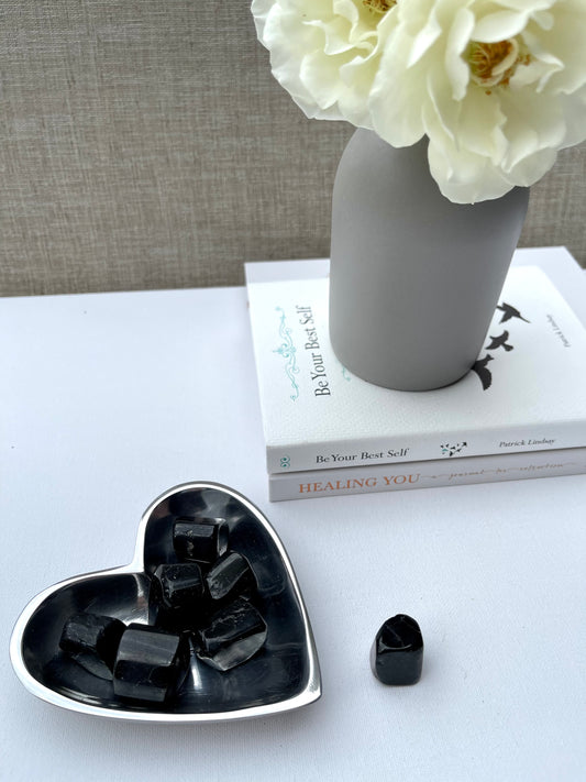 Black Tourmaline Tumble || Protection