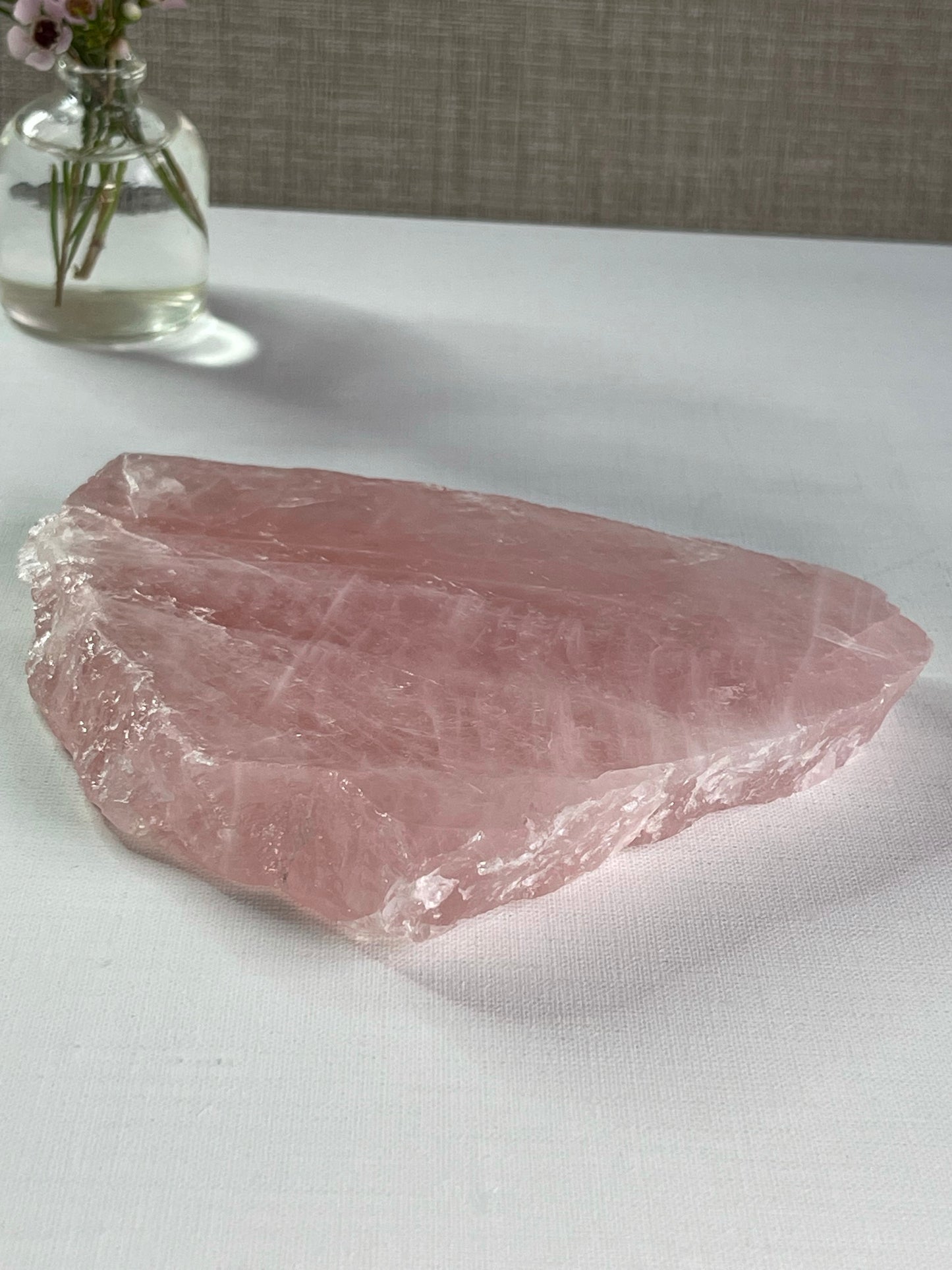 Rose Quartz Slab (0.706g) || Unconditional Love