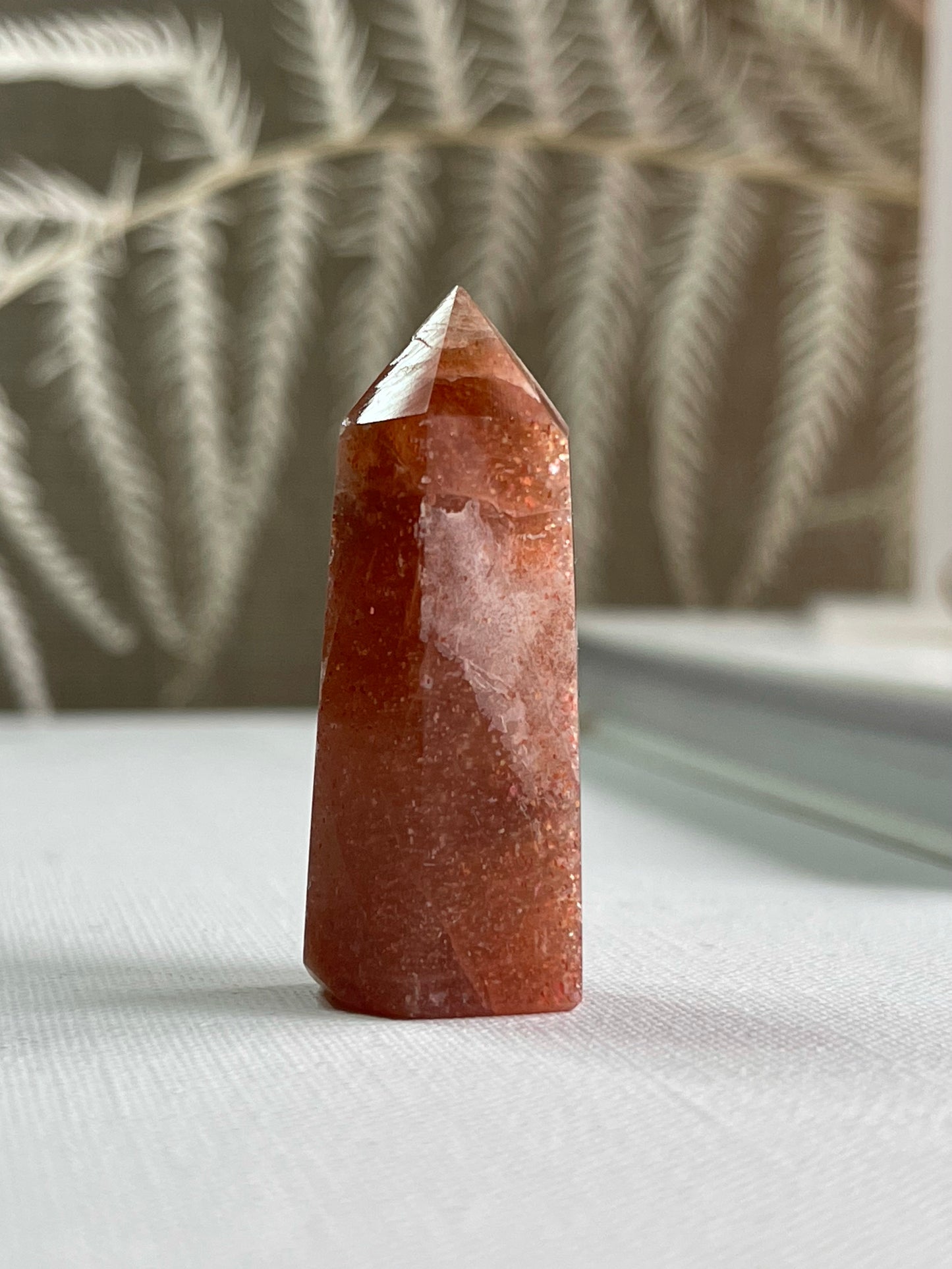 Golden Strawberry Quartz Points || Generosity
