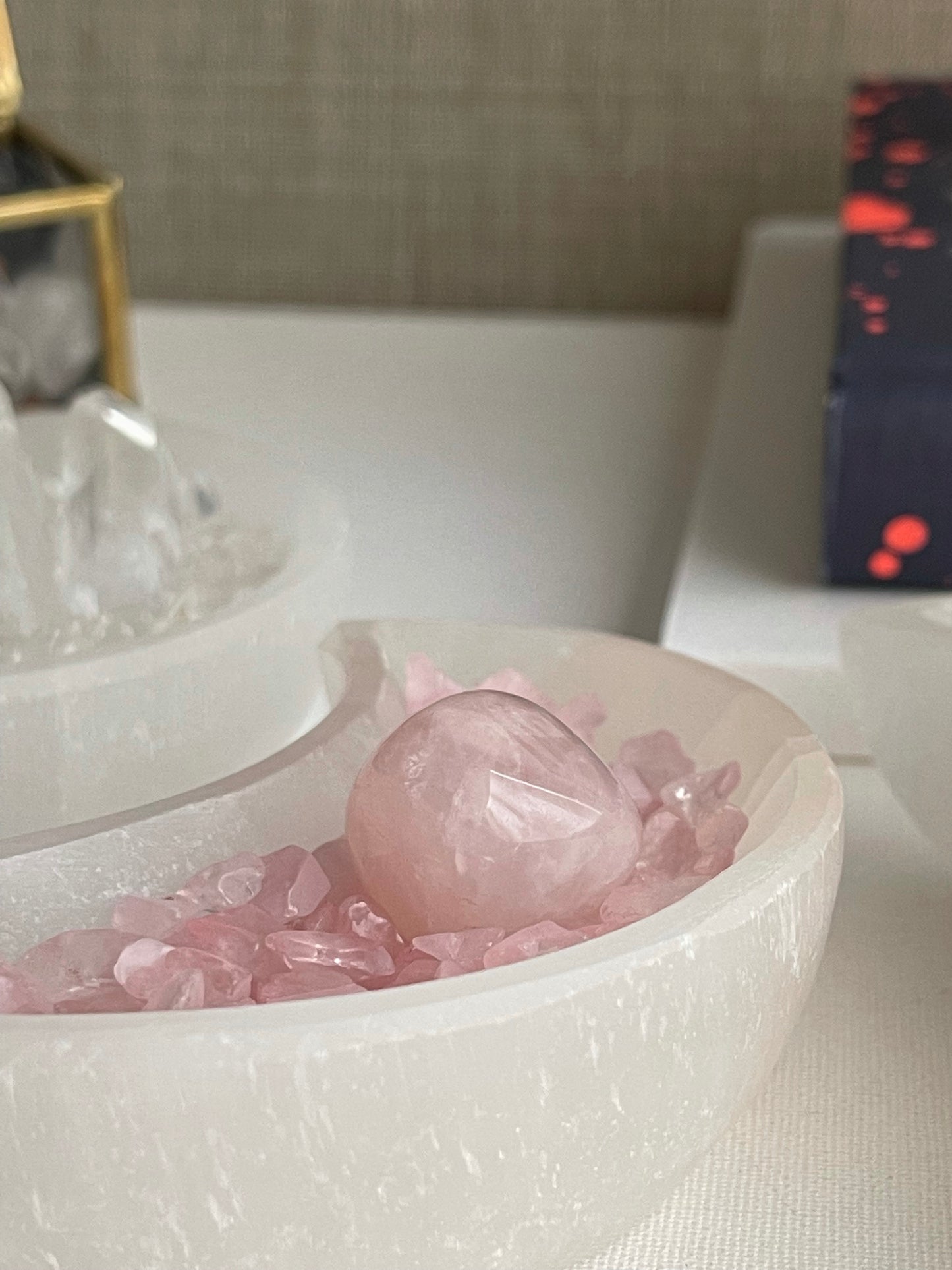 Selenite Half Moon Bowls || Purification