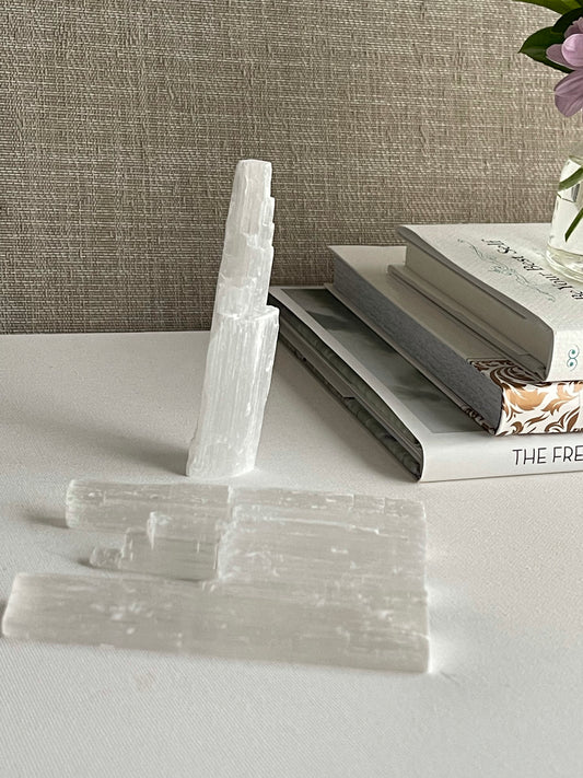 Selenite Rough Wands || Purification