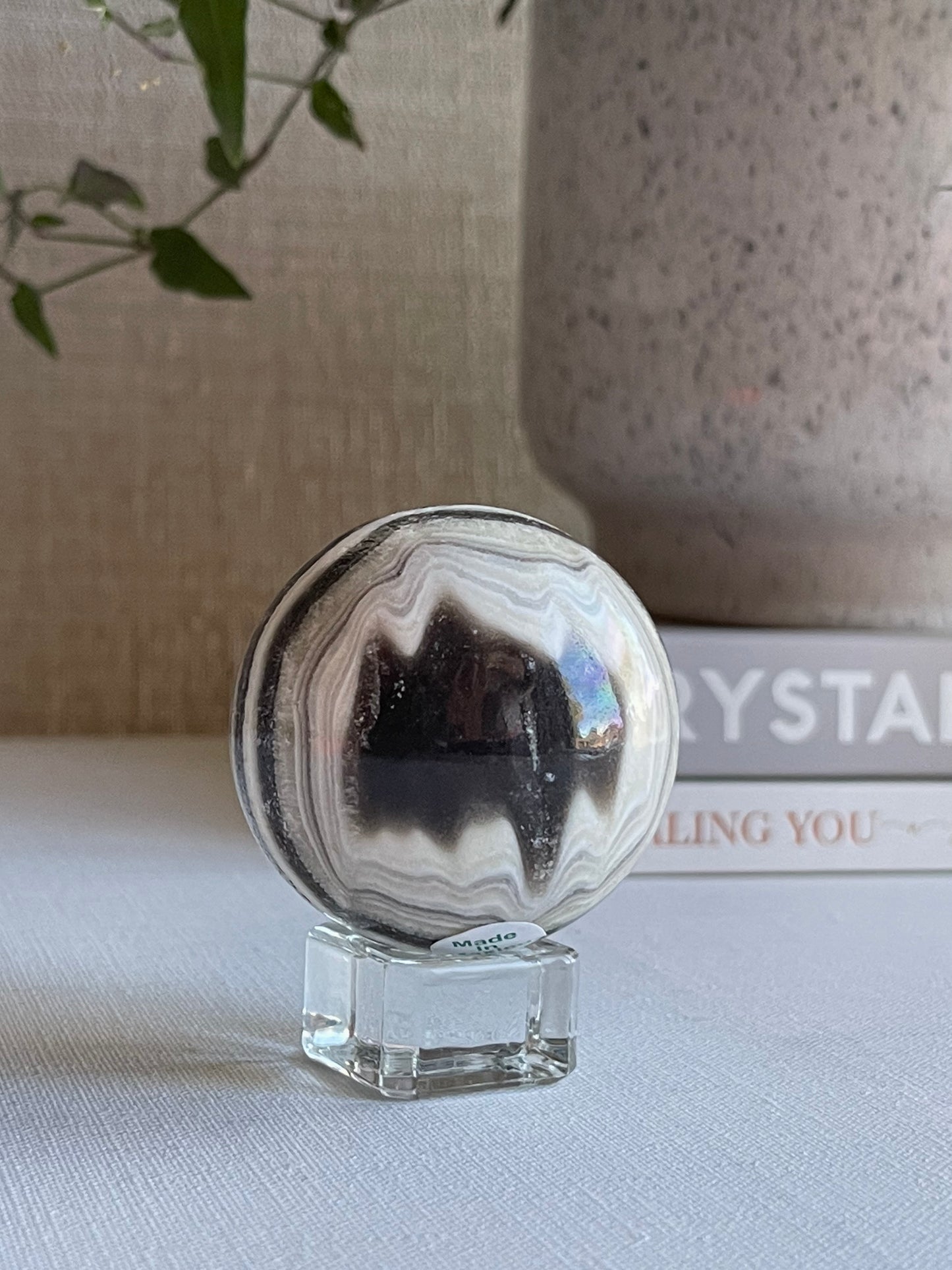 Zebra Onyx Sphere || Large
