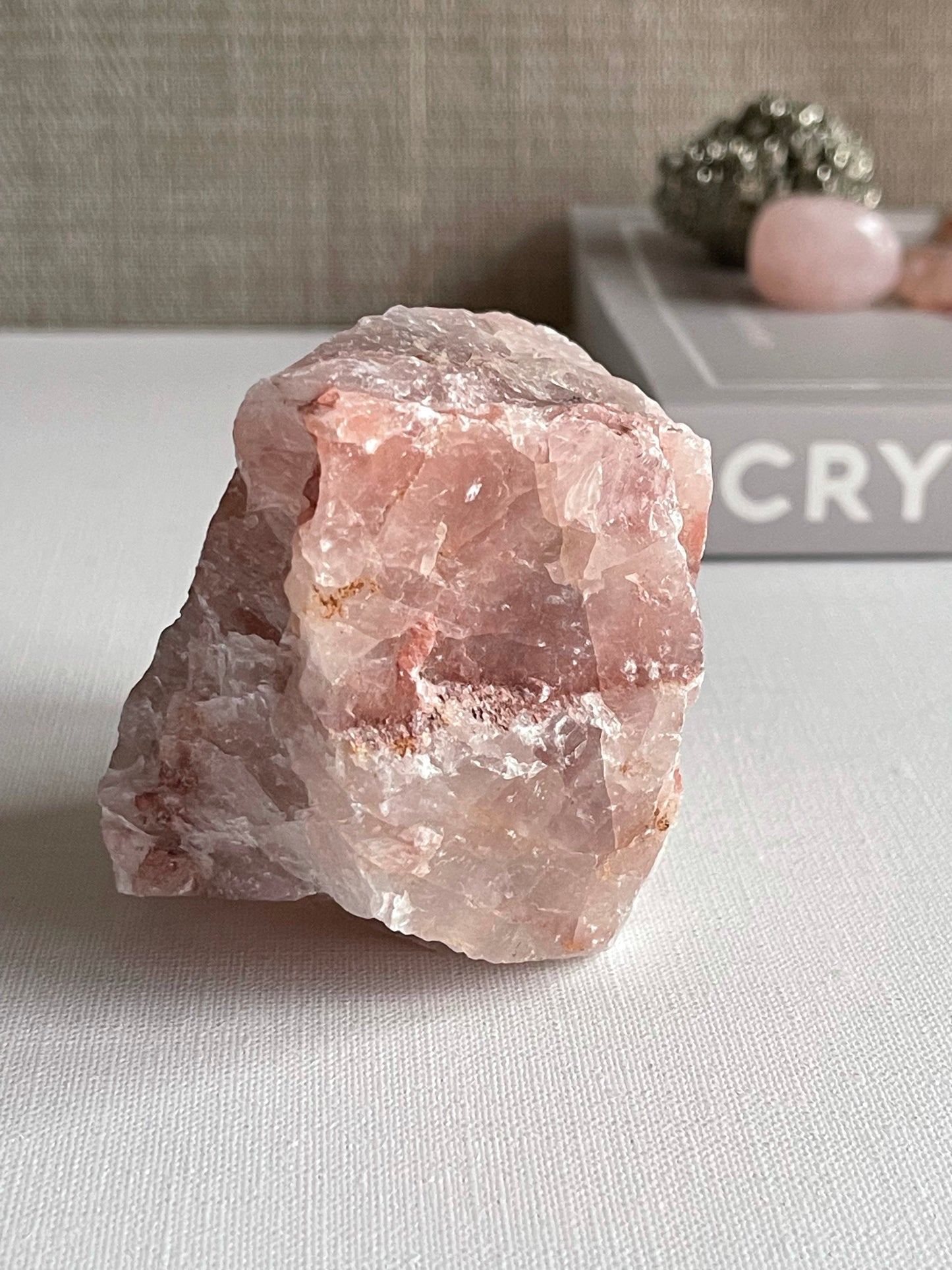 Strawberry Quartz Rough || Gratitude