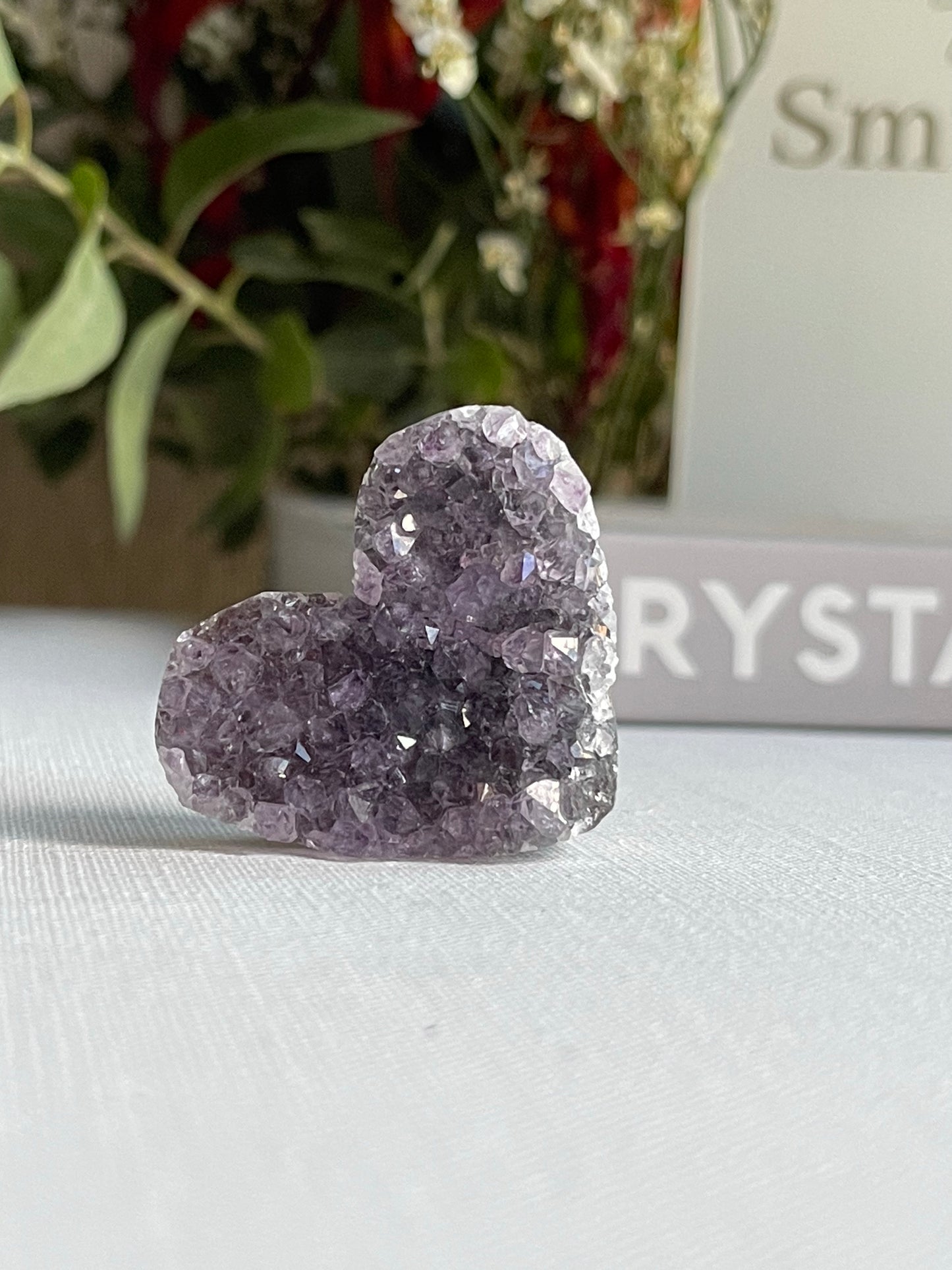 Amethyst Cluster Hearts || Balance