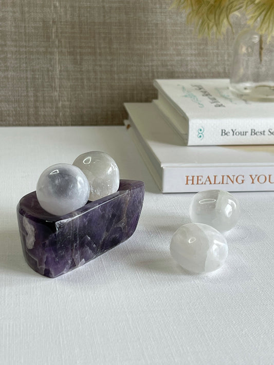 Dream Amethyst Half Moon Bowl || Inspiration