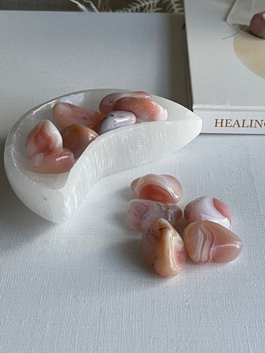 Apricot Agate Tumbles || Calmness