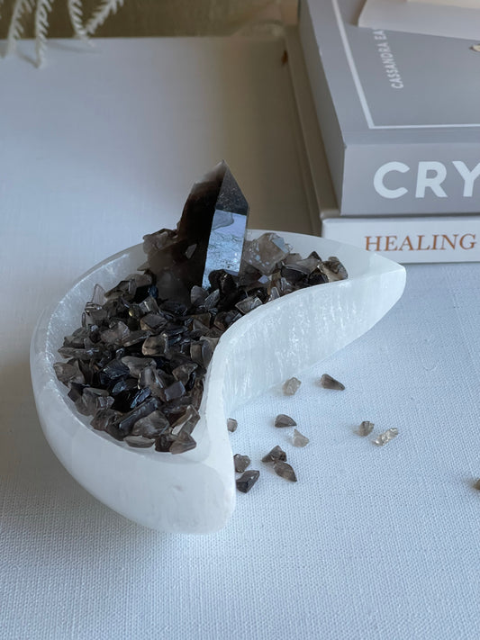 Smoky Quartz Crystal Chips (.100g) || Grounding