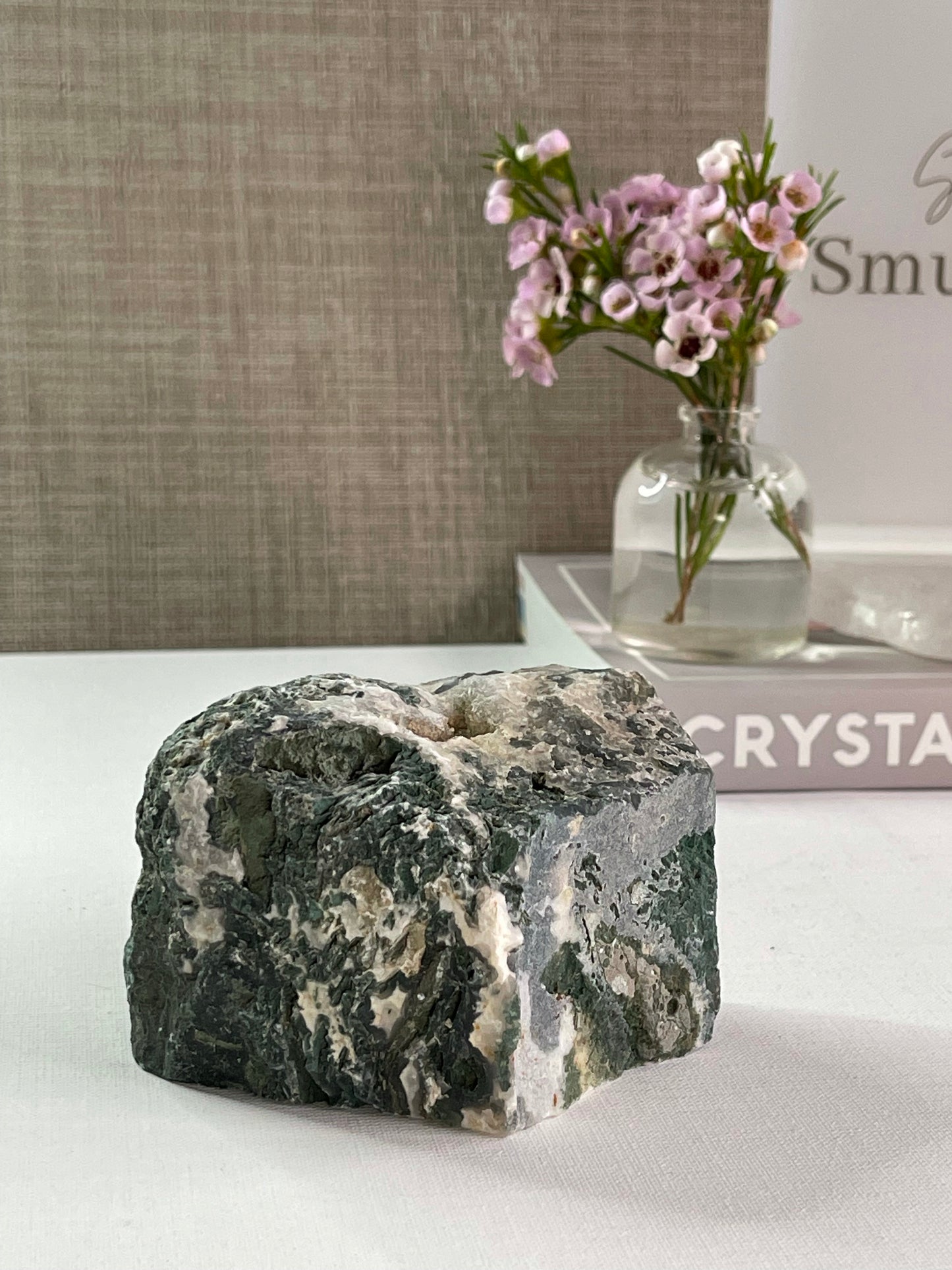 Moss Agate Rough || New Beginnings