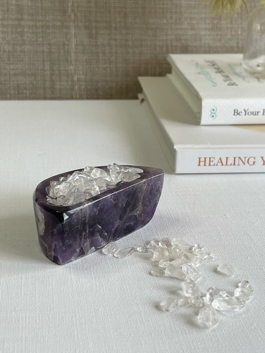 Dream Amethyst Half Moon Bowl || Inspiration