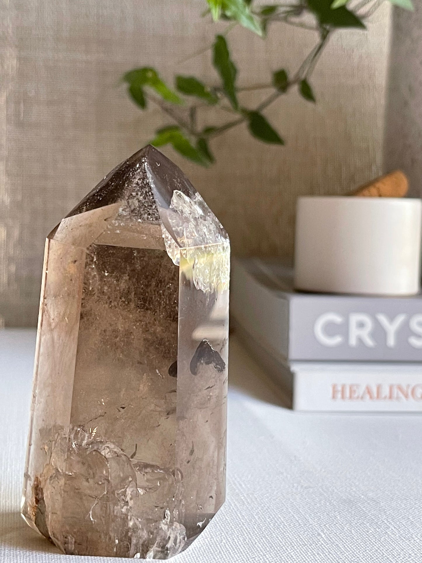 Smoky Quartz Point (0.213g) || Grounding