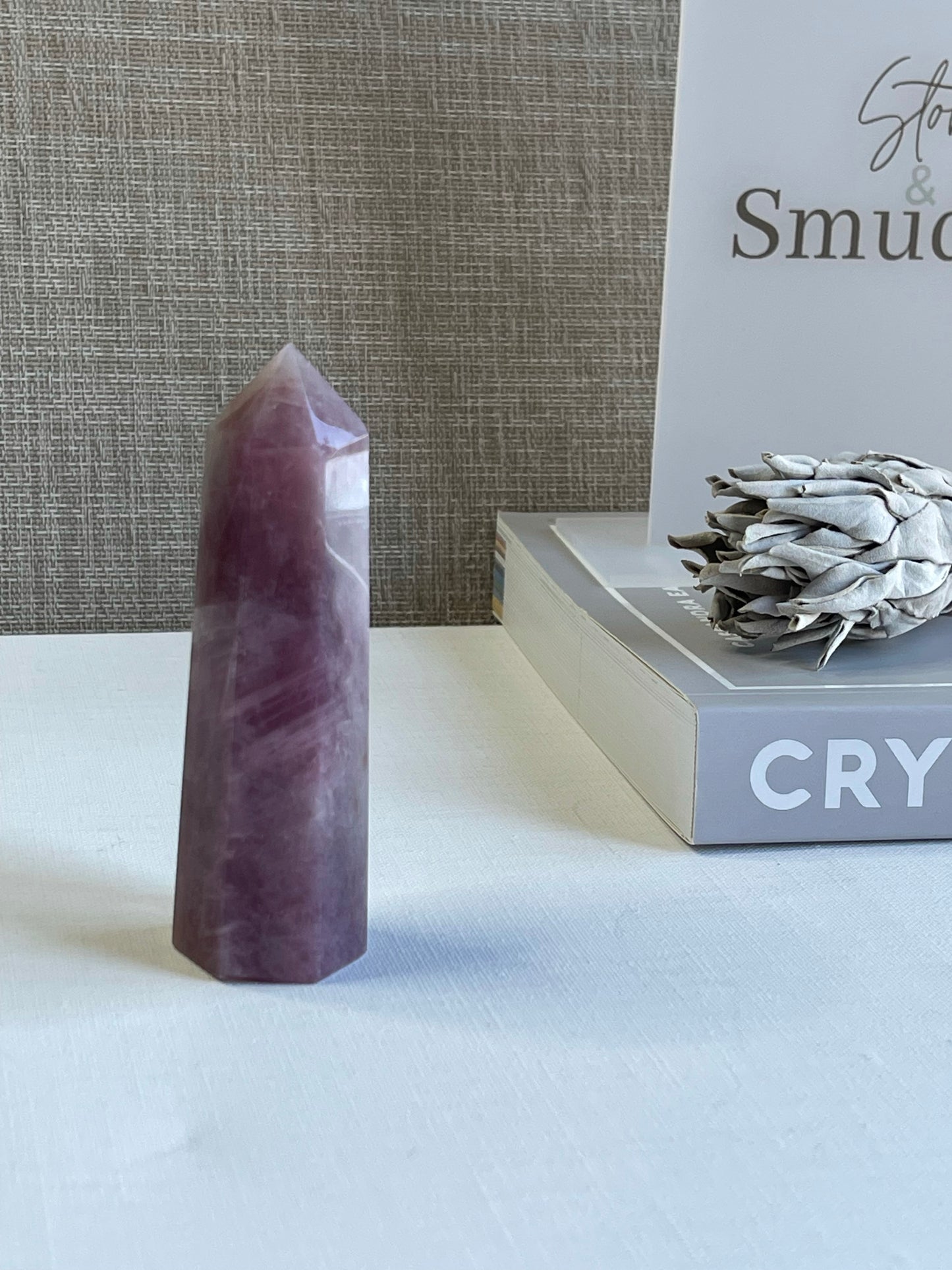 Lavender Rose Quartz Points || Trust