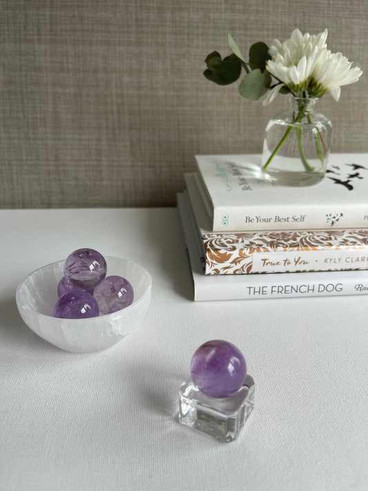 Amethyst Mini Spheres || Balance