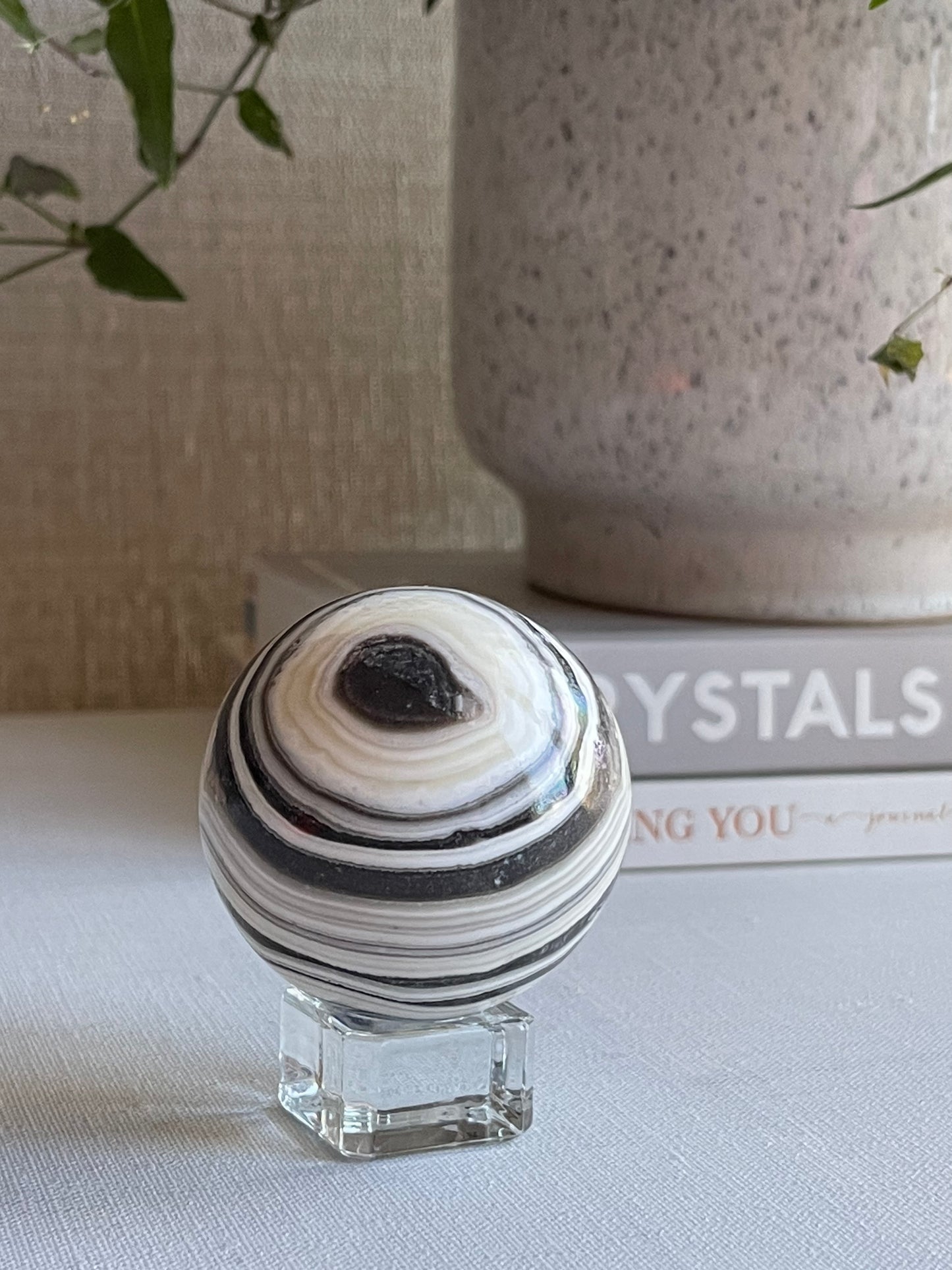 Zebra Onyx Sphere || Large
