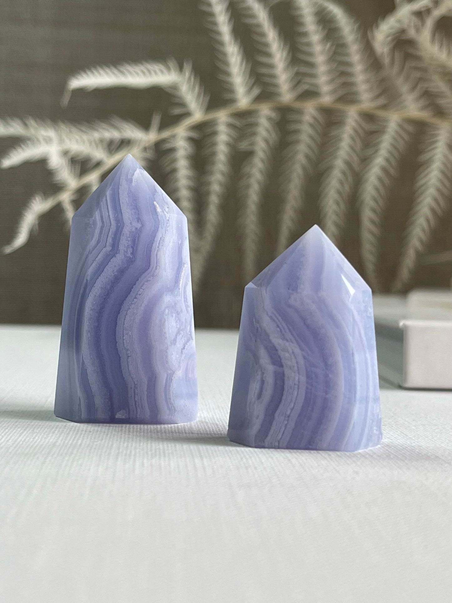 Blue Lace Agate Points || Hope