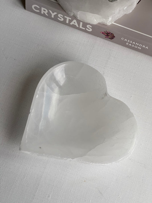 Selenite Heart Bowls || Purification