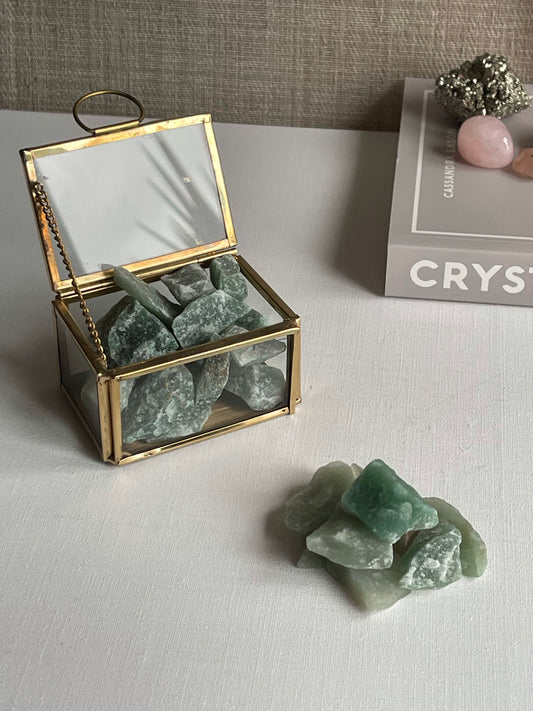 Green Quartz Rough (100g) || Creativity