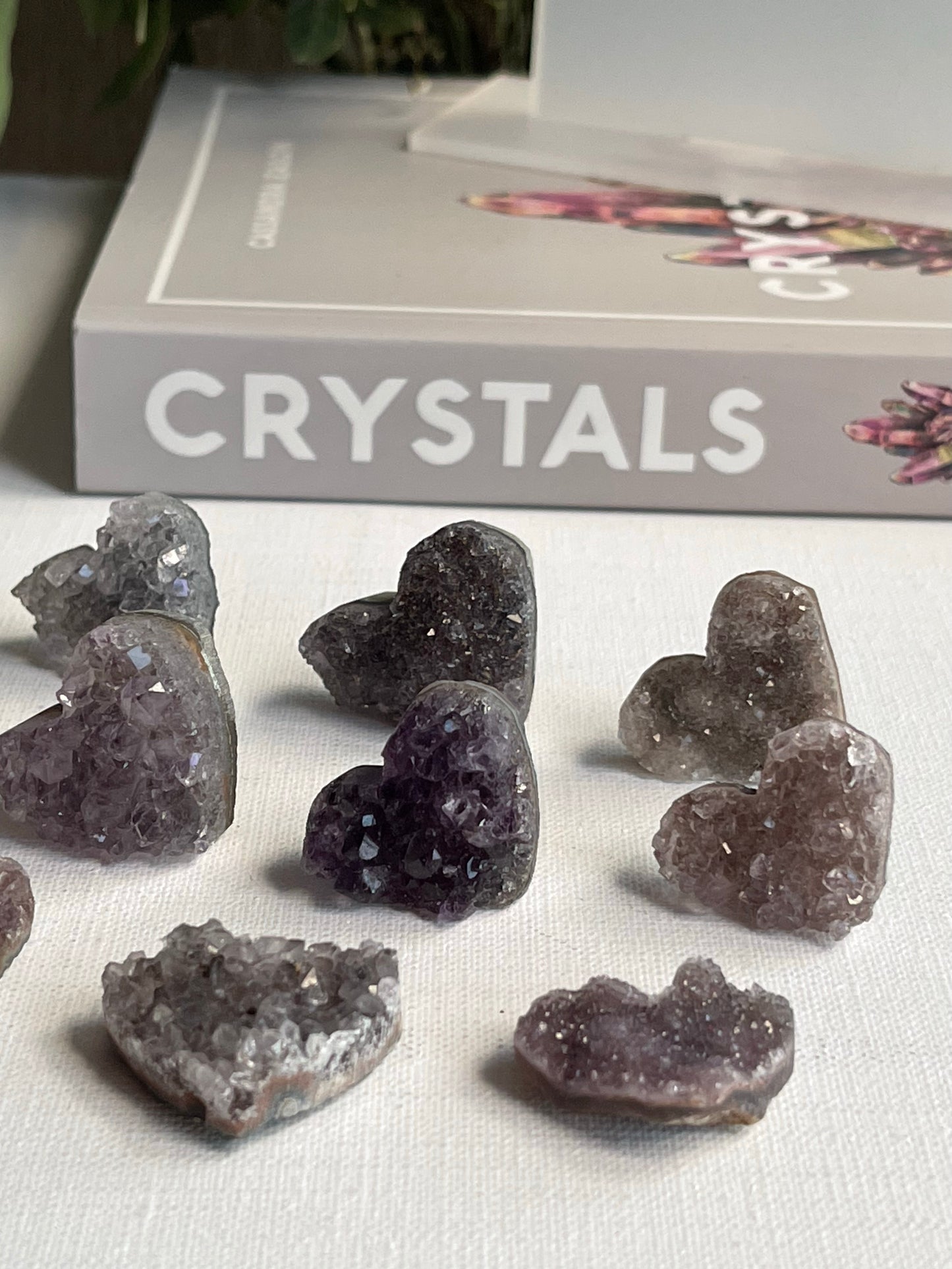 Amethyst Cluster Hearts || Balance