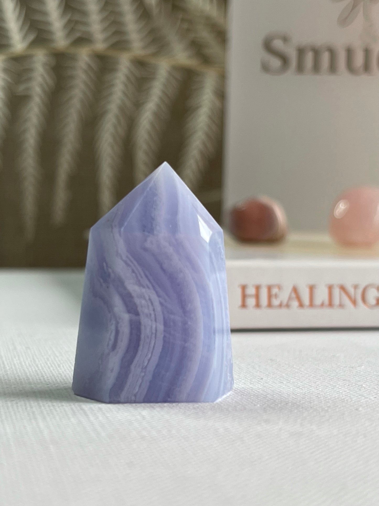 Blue Lace Agate Points || Hope