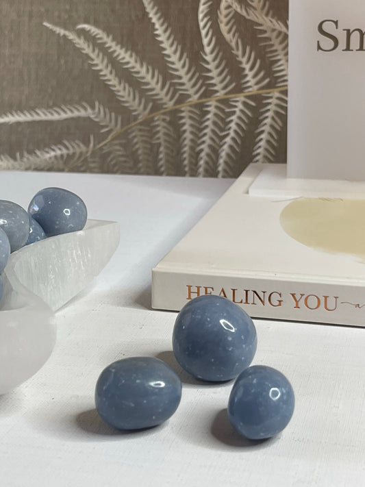 Angelite Tumble || Higher Self