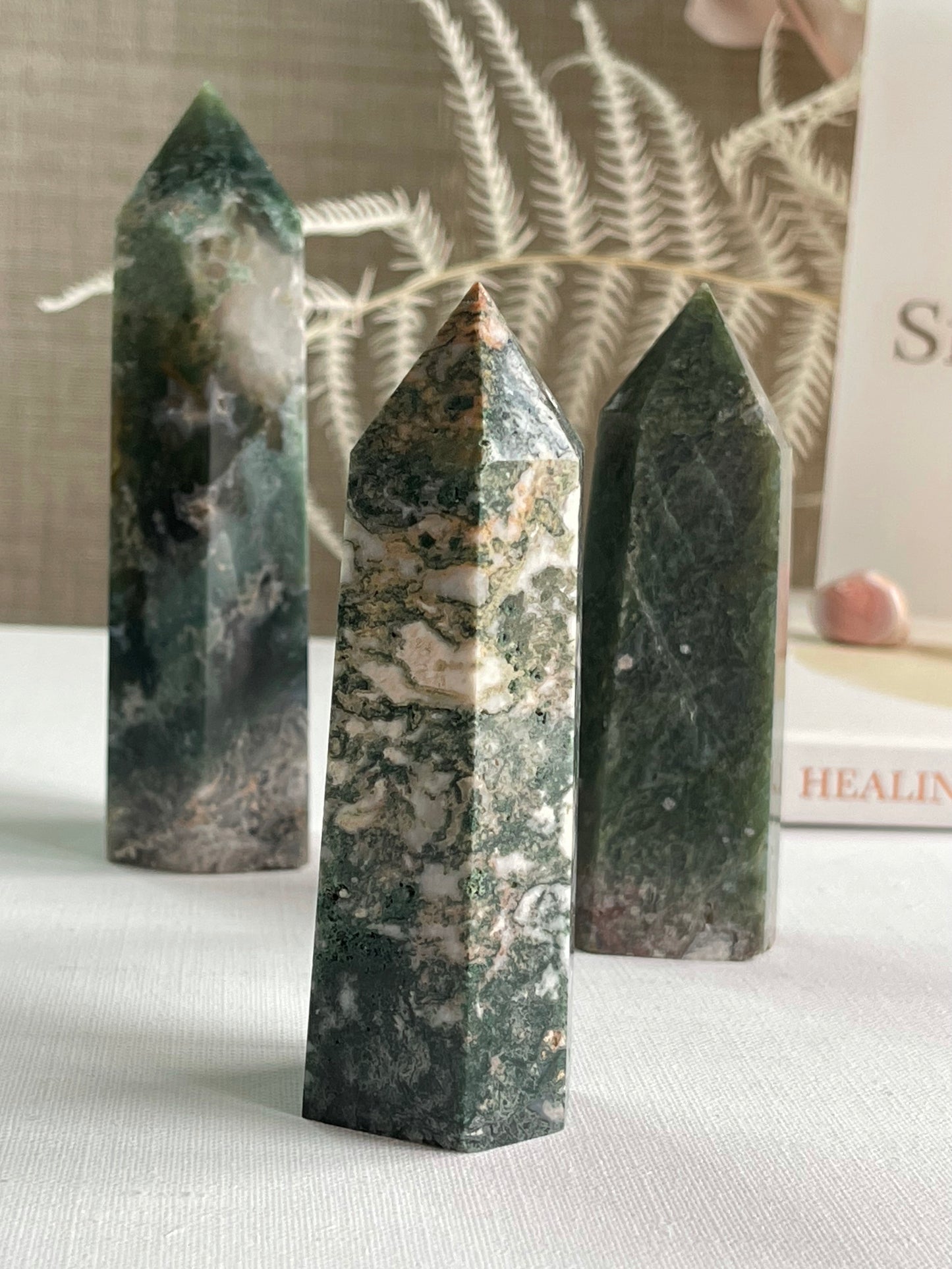 Moss Agate Points || New Beginnings