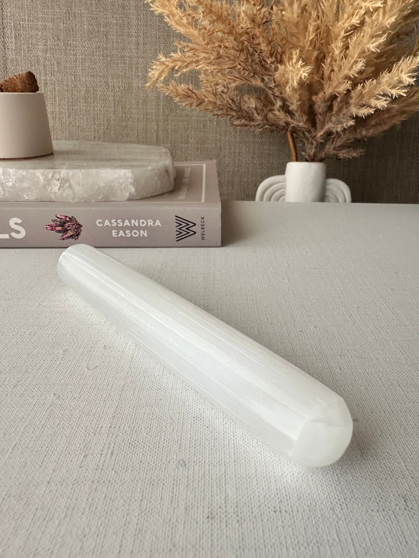 Selenite Smooth Wands || Purification