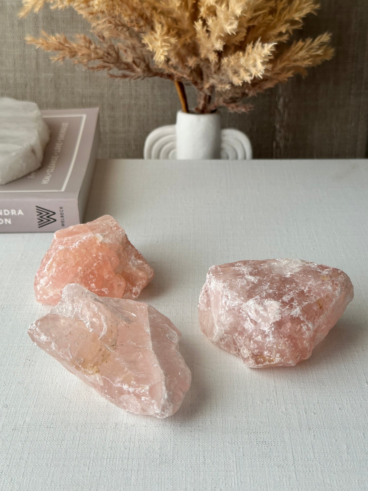 Rose Quartz Raw || Unconditional Love