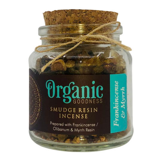 Organic Goodness - Frankincense & Myrrh // Smudge Resin 80g Jar