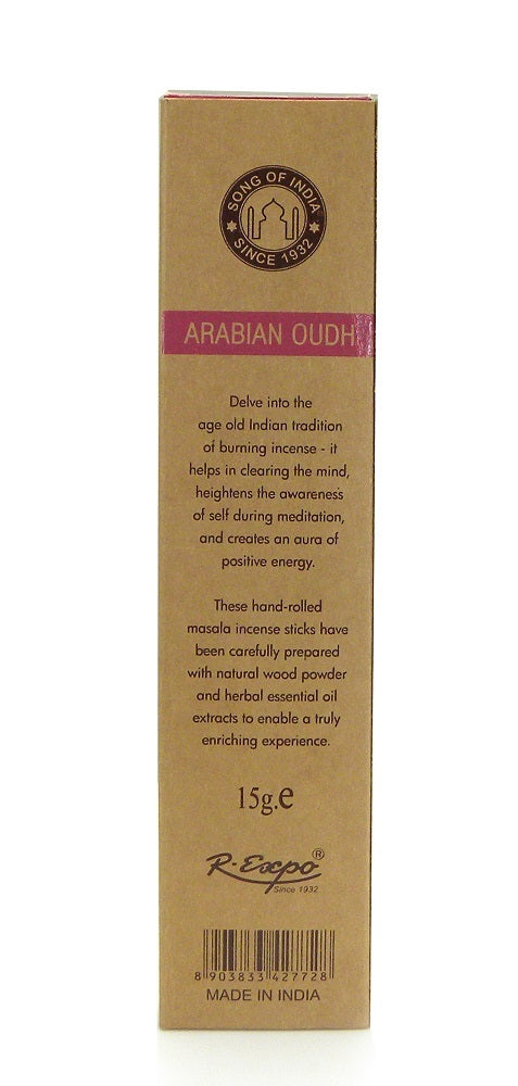Organic Goodness - Arabian Oudh // Organic Masala Incense 15g box