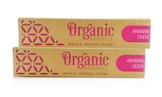 Organic Goodness - Arabian Oudh // Organic Masala Incense 15g box